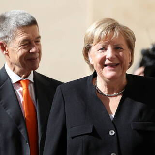 Йоахим Зауэр и Ангела Меркель