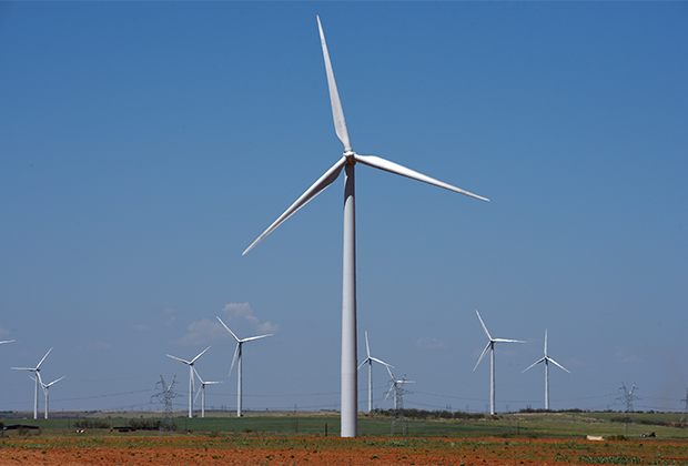 Ветрогенераторы в Техасе, США