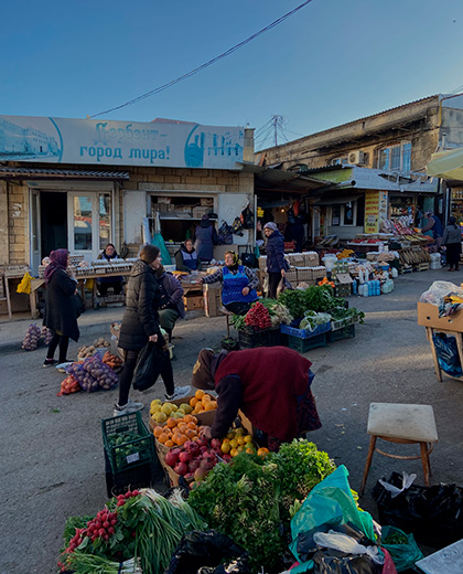 Городской рынок в Дербенте