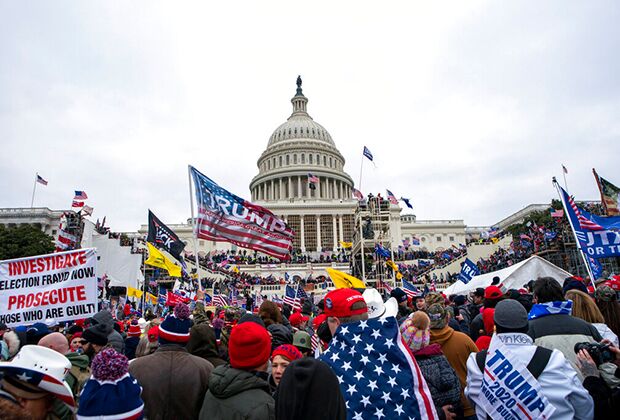 Штурм Капитолия в Вашингтоне в январе 2021 года