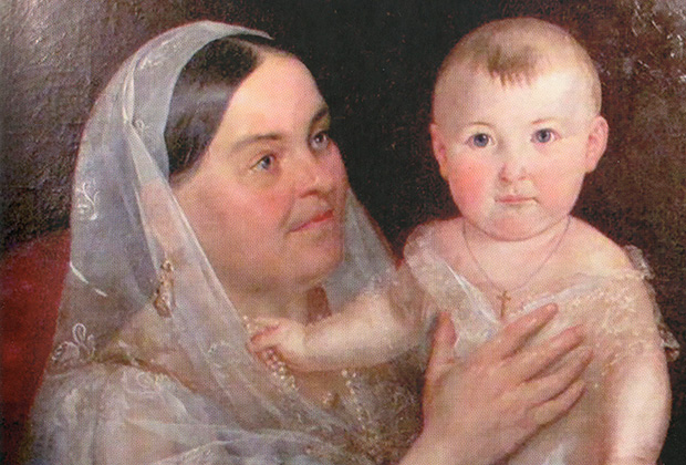 Единственное сохранившееся изображение Дарьи Пожарской (находится в музее А.С. Пушкина в Торжке)