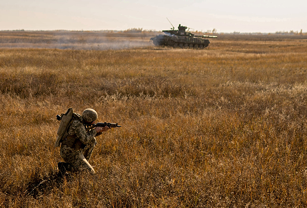 Вооруженные силы Украины проводят учения в Херсонской области