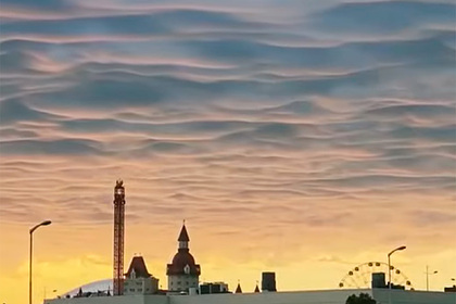 Россиянин снял редкие и похожие на волны моря облака в Сочи
