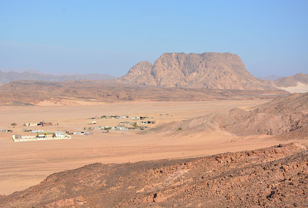 Типичная бедуинская деревня в южном Синае
