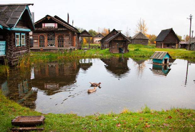 Музей крестьянской архитектуры в Мышкине. Фото: Victoria Demidova / Фотобанк Лори