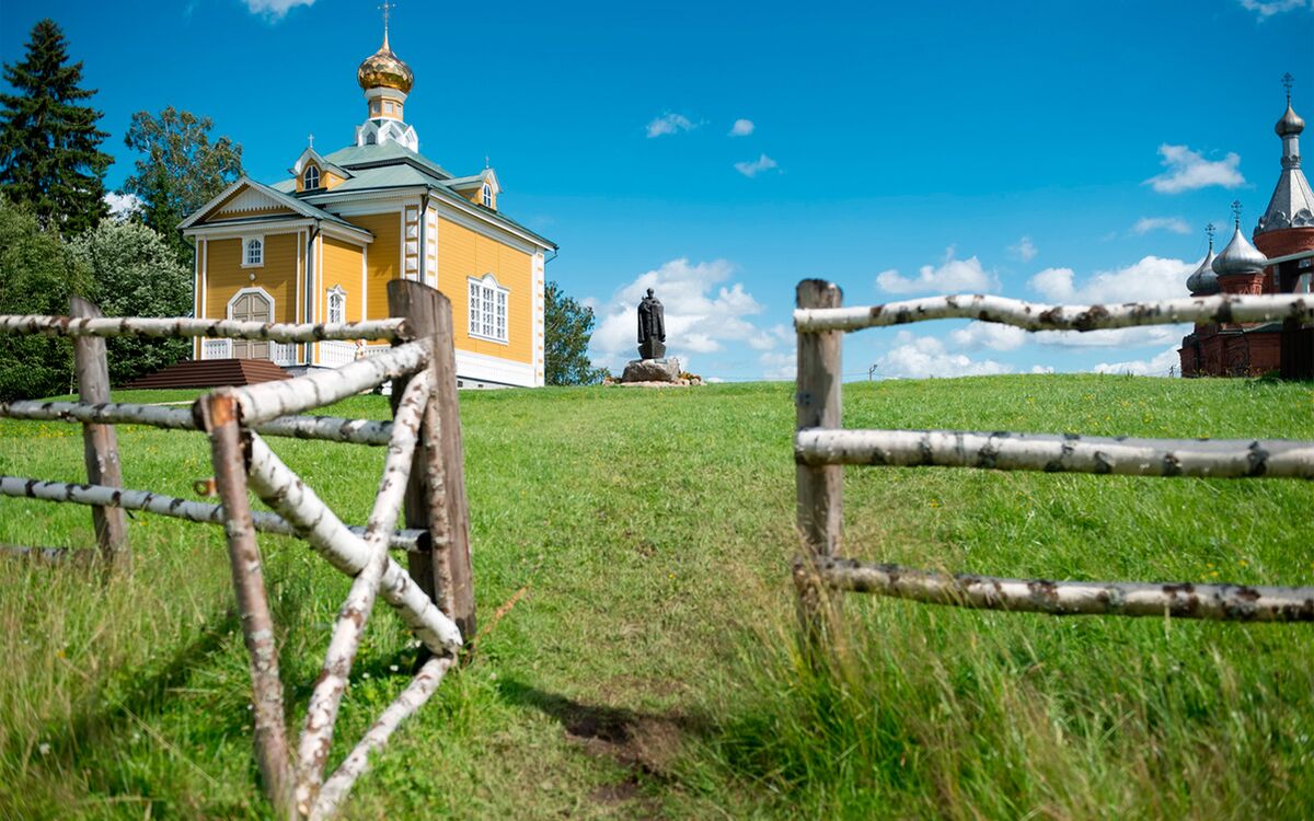 Церковь Николая Чудотворца в Ольгинском монастыре, деревня Волговерховье, Тверская область