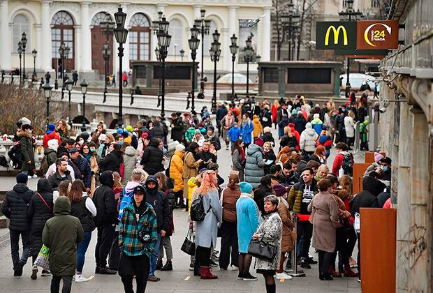 «Макдоналдс» — одна из первых и наиболее известных американских компаний в России 