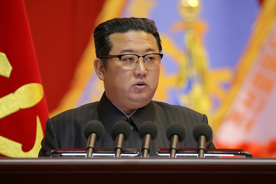 Ким Чен Ын на конференции Корейской народной армии