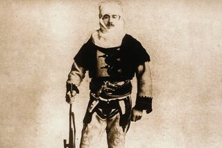 барон Франц Нопча в албанской военной форме, 1915 год