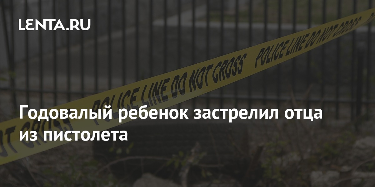 Годовалый ребенок застрелил отца из пистолета: Происшествия: Из жизни ...