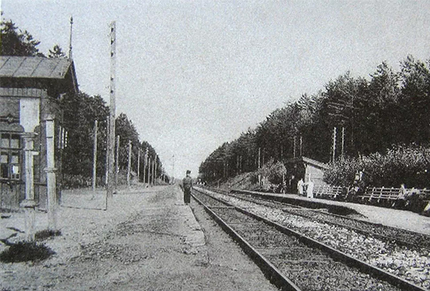 Железнодорожная станция Красково. Фото: Книга «В лабиринте краеведения»