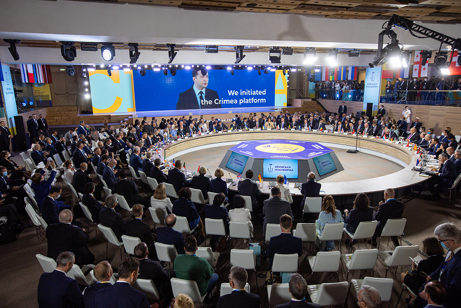 Представители более 40 государств приняли участие в организованном Владимиром Зеленским саммите «Крымская платформа», 23 августа 2021 года
