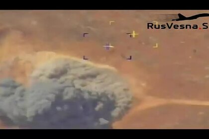 Уничтожение Россией крупнейшей военной базы с наемниками в Сирии попало на видео
