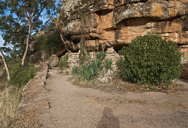 Современный вид на вход в пещеру Ричетти