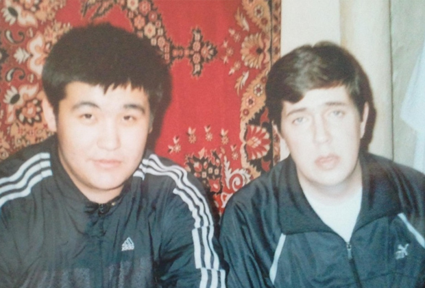 Арман Джумагельдиев (слева) и вор в законе Георгий Сорокин (Жора Ташкентский). Шымкент (Казахстан), Тюрьма-3. Фото: Прайм Крайм