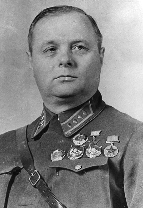 Командующий Волховским фронтом генерал Кирилл Мерецков