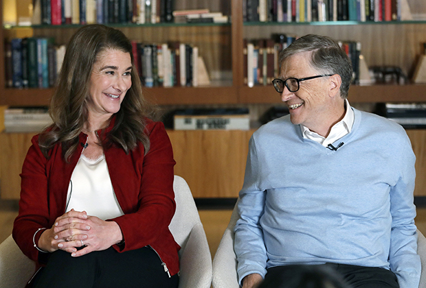 Билл Гейтс с женой Мелиндой в 2019 году 