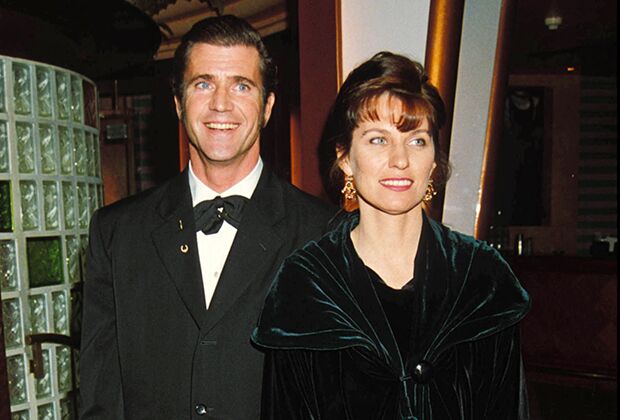 Мел Гибсон с женой Робин Мур в 1993 году