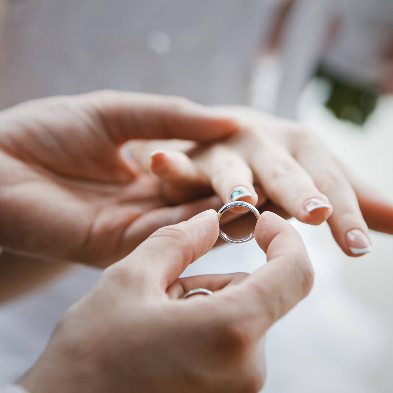Свадьба руки кольцо обои
