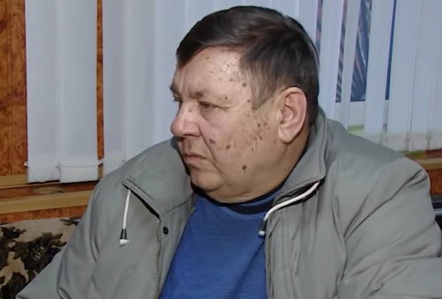 Отец полицейского Николай Качкин. Кадр: НТВ