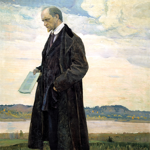 Картина Михаила Нестерова «Мыслитель» (Портрет профессора И.А. Ильина)