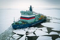 «Ловим закат на атомном ледоколе» Самое мощное в мире полярное судно «Арктика» в объективах россиян