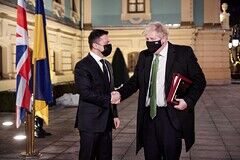 Владимир Зеленский и Борис Джонсон