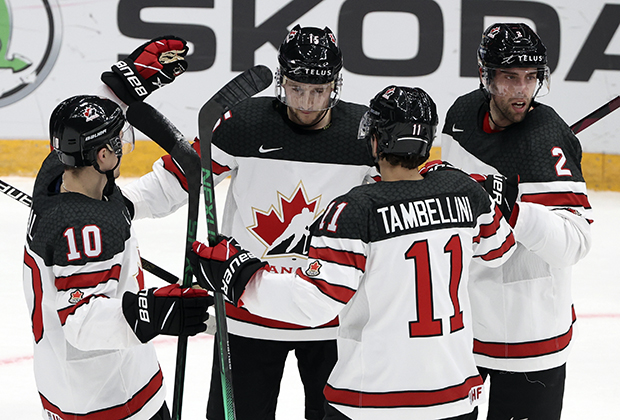Хоккеисты сборной Канады. Фото: Валерий Шарифулин / ТАСС