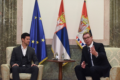 Джокович встретился с президентом Сербии