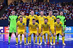 Игроки сборной Украины по футзалу