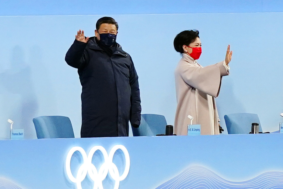 Председатель КНР Си Цзиньпин с супругой Пэн Лиюань