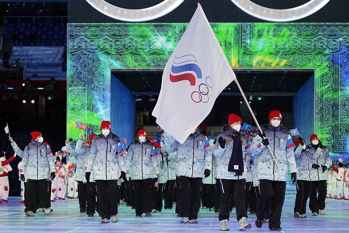 Представители команды Олимпийского комитета России