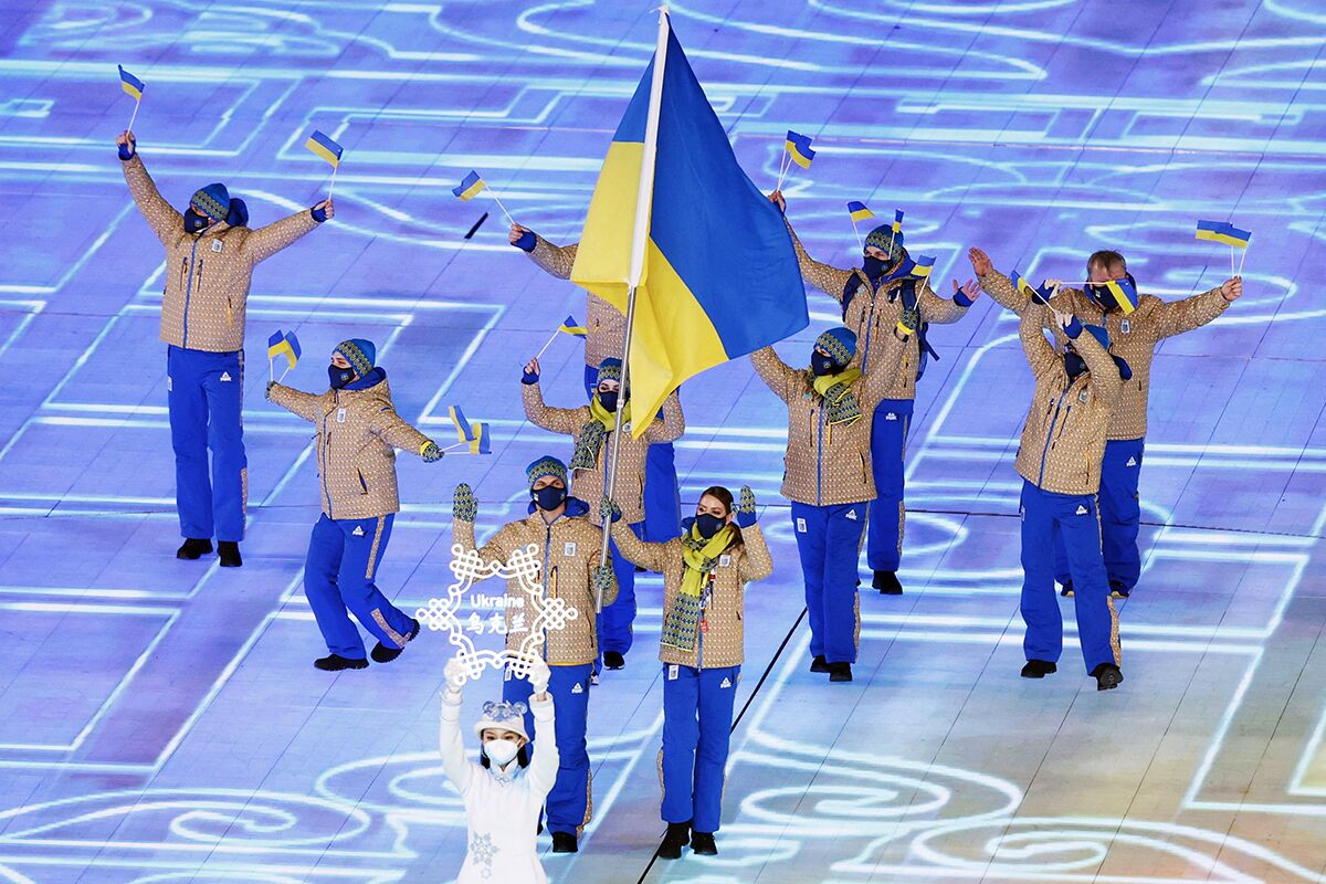 Представители сборной Украины