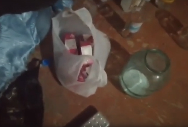 Компоненты взрывных устройств, найденные у подростков из Канска