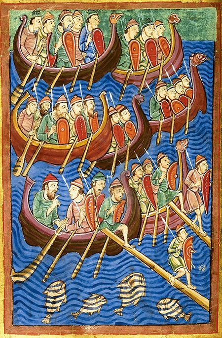 «Сборник о жизни святого Эдмунда», 1130 год. Изображение: Wikipedia