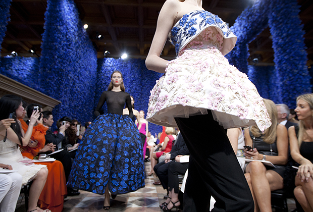 Показ Dior на неделе Высокой моды в Париже, 2012 год