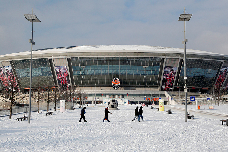 Стадион «Донбасс Арена», январь 2022 года