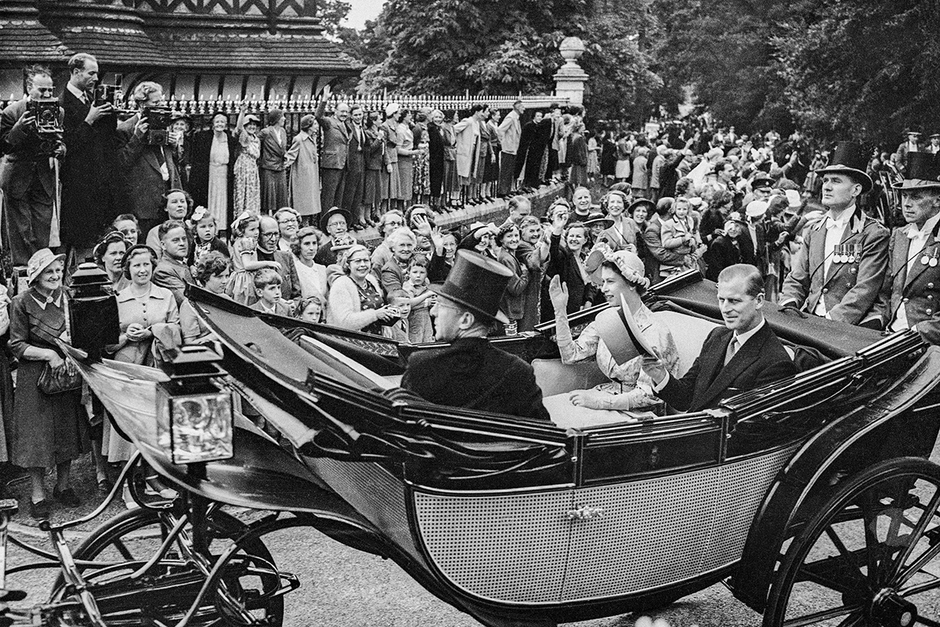 Елизавета II и принц Филипп в 1952 году