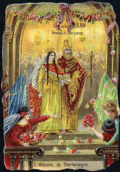 Женитьба Карла Великого, произведение неизвестного автора, 768 год