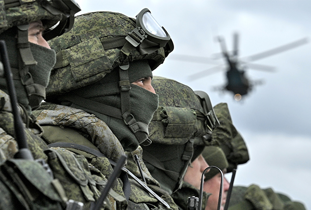 Военнослужащие России и Белоруссии в ходе учений в Брестской области