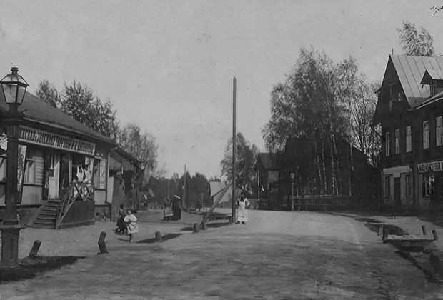 Средняя улица в Мариенбурге, 1911-1913 годы. Фото: Meshok.net