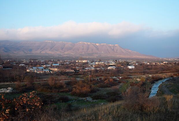 Панорама села Ходжалы