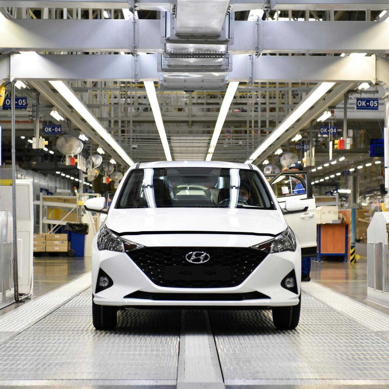 Hyundai остановил работу завода в Санкт-Петербурге: Бизнес: Экономика:  Lenta.ru