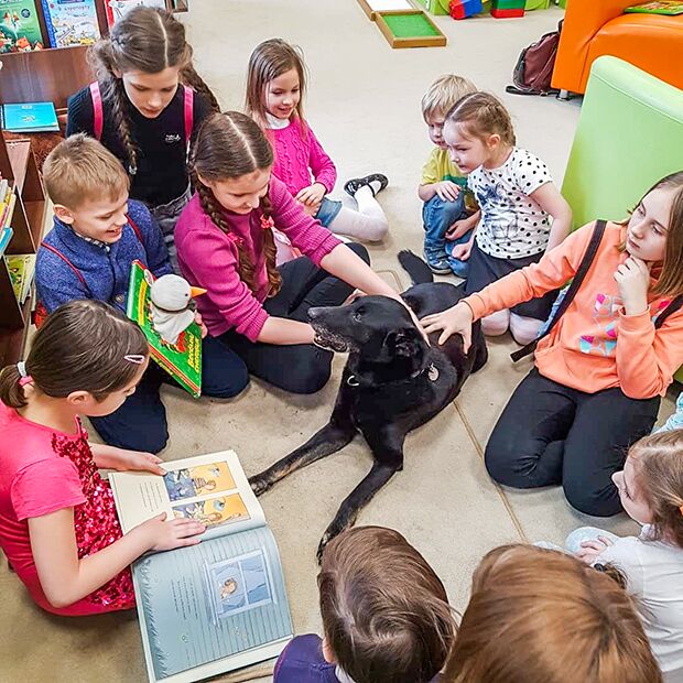 Дети читают вместе с Найти в Российской государственной детской библиотеке