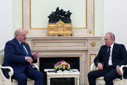 Лукашенко и Путин обсудили переговоры по Украине