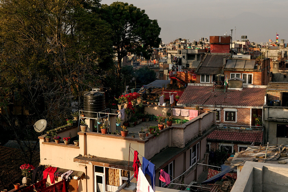 Вид на крыши Катманду
