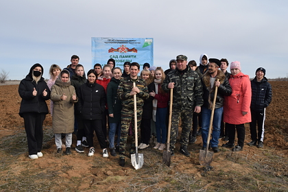 Акция «Сад памяти» прошла в Астраханской области, Крыму и Краснодарском крае