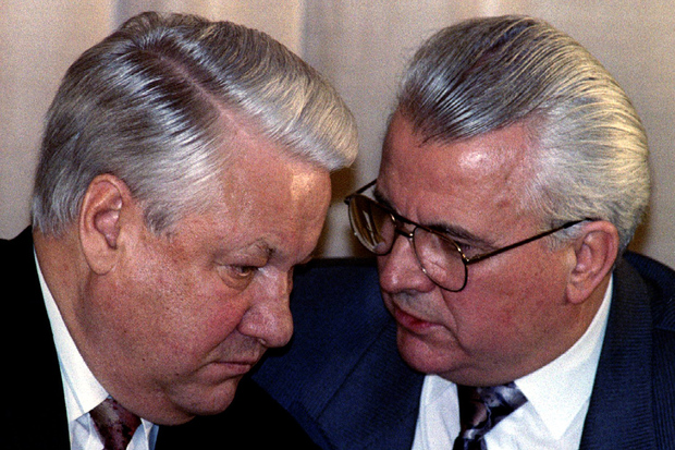 Борис Ельцин и Леонид Кравчук. Фото: Reuters