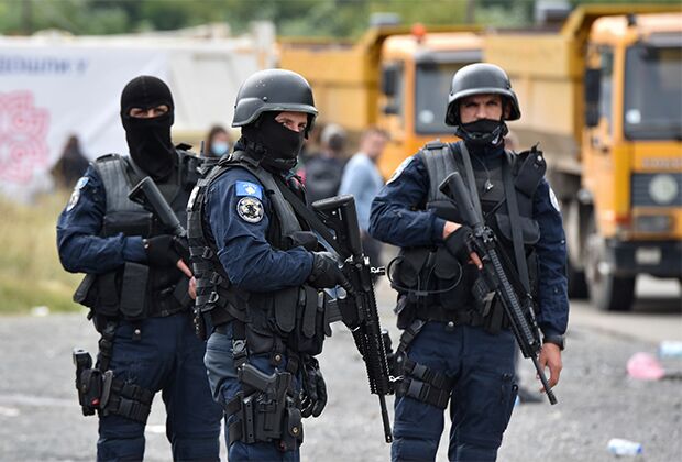 Сотрудники специальной полиции Косова, сентябрь 2021 года