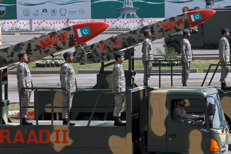 Ракеты Ra'ad II пакистанского производства на военном параде в Исламабаде, 2017 год